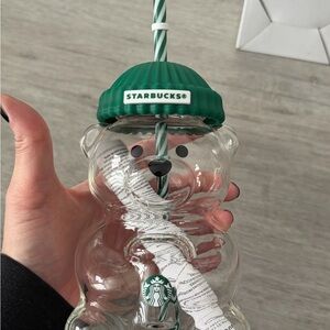 Starbucks Bearista Glass Tumbler